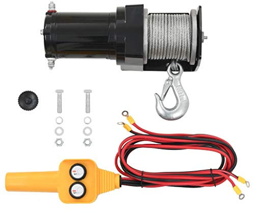 Tidyard Catherinol Treuil Électrique 12 V 907 kg Télécommande Filaire Auto Bateau Outil Garage