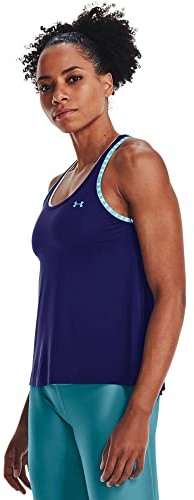 Under Armour Damen UA Knockout Tanktop, Damen Sporttop fürs Training, Allrounder Sport Tank Top