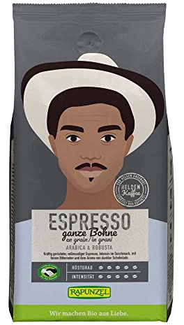 Rapunzel Heldenkaffee Espresso, ganze Bohne, 250g (12)