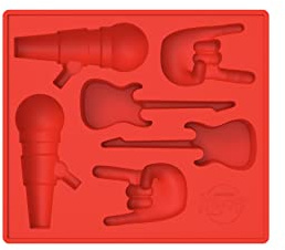 Winkee Rocks - Rock Eiswürfelform | Eiswürfelbehälter in verschiedenen Rock-Formen | Multi Ice Cube Form Rock Style | Eiswürfelform Silikon | Geschenk an Weihnachten, Geburtstag, Valentinstag