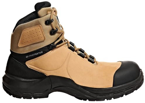 ABEBA 5005851 Construct Damen/Herren Stiefel, Beige, 47 Größe