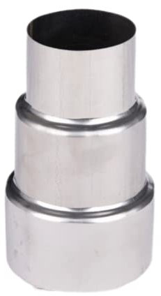 SPORTARC Riduttore per Canna fumaria in Acciaio Ø70mm/Ø50 mm/Ø 50 mm, Adattatore per Tubo della Stufa