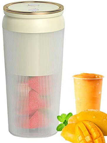 Youding licuadora portátil rápida Fresh Juice - Jugo Frutas Recargable,Licuadora Viaje Personal eléctrica 300 ml para jugos Frescos, Batidos y Batidos - Batería 1300