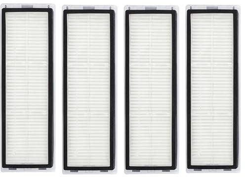 LOOHAOC Set di pezzi di ricambio filtro HEPA compatibile con L10s Ultra/L10s pro/D10s plus/L10 Ultra/L10 Prime Xiaomi X10 Plus (4 filtri HEPA)