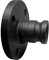 1 Pcs Wall Floor Flange, 2 Black Plastic Male Flange Pipe Fittings, Outside Hose Connector for Industrial Pipe, Hose Pipe