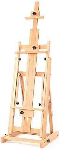 Große Staffeleien, Bodenaussteller, Holz, Malständer, groß, multifunktional, Beruf, Studio, Staffelei, Innenbereich, Leinwand, Werbeständer, Malständer (Farbe: Eiche)