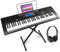 Max Rhapsody61M Clavier Électronique, 61 Touches Sensibles à la Vélocité, avec Casque Audio et Stand, Lecteur MP3 et Connexion MIDI, Deux Haut-parleurs Intégrés, Idéal pour Démarrer le Piano
