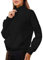 XTBFOOJ pullover damen weiß hoodie damen rosa oversize sweatshirt grobmaschig pulloverkleid damen teddy hoodie damen sweatshirt damen schwarz weiß trainingsjacke kuscheldecke zum anziehen
