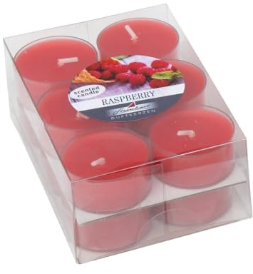 Wiedemann Duftteelichter im 12er Pack Raspberry 18/38 mm ca. 4 h