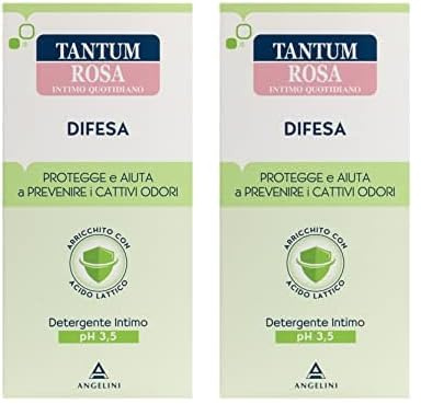 ANGELINI Tantum Rosa Difesa Detergente Intimo Ph 3.5-200 ml (Confezione da 2)