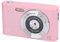 48 MP 4K-Digitalkamera, Retro-CCD-Kamera, Digitale Spiegelreflexkamera für Fotografie, 16-facher Zoom, 2,4-Zoll-IPS-Bildschirm, Integrierter Blitz, Autofokus, (PINK)