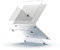KEROM Klar Hülle für MacBook Air 13 M4 2025-2022 M3 M2 A3240 A3113 A2681, Ultradünne Kunststoff Hartschale Case und Tastaturschutz für MacBook Air 13'' mit M4/M3/M2 Chip (2022-2025), Transparent