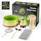 7 Pcs Matcha Tea Set with Bamboo Whisk, Ceramic Bowl, Scoop & Holder,Matcha Tea Kit for Making Breakfast/Matcha Latte, Ideal Matcha Gift Set for Beginners and Enthusiasts