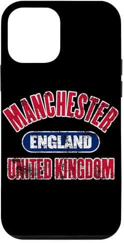Manchester England United Kingdom Distressed Print Case for iPhone 12 mini