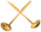 MUCKLILY Lot De 2 Cuillères À Soupe En Acier Inoxydable Louches À Soupe Écumoire De Cuisine En Métal Louche Perforée Passoire Cuillère De Cuisine Cuillère À Long Manche Écumoire