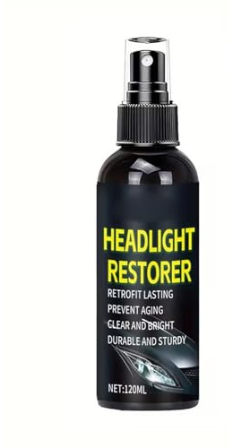 2pcs Automotive Headlight Lens Restorer, Car Headlight Lens Scratch Repair Polish Kit, Removes Yellowing,Improves Clarity and Visibility, Headlamp Restore and Protect, For All Vehicles (B)