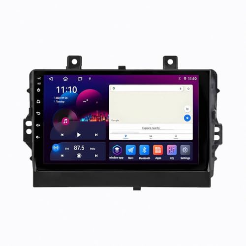 Navigazione Gps per Chery Tiggo 3x 1 2021-2023 con Info Traffico, Tutor, Autovelox, Wi-Fi, Bluetooth, Mirror Link, Lettore Multimediale Video Navigazione Gps Radio, 8 Nucleo 6G＋128G