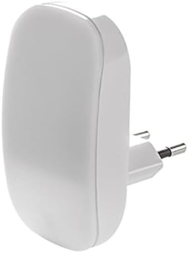 UNITEC LED-Nachtlicht miniMaus mit Dämmerungssensor, Plastik, Weiߟ, 18.5 x 11.5 x 6 cm