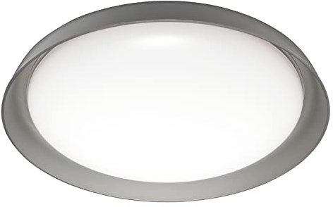 LEDVANCE Smarte LED Wand-und Deckenleuchte für Innen mit WiFi Technologie, Lichtfarbe änderbar (3000K-6500K), Grau, 430mm, Kompatibel mit Google und Alexa Voice Control, SMART+ WIFI ORBIS PLATE