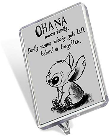 Ohana Means family Sentimental Keepsake Birthday Gift Memories Fridge Magnet.