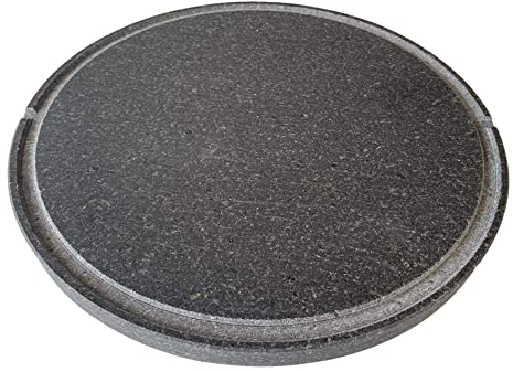 PIETRA LAVICA ETNEA PER PIZZA, PANE, CARNE, FORNO, PIETRA REFRATTARIA OLLARE, BISTECCHIERA, BARBECUE A GAS, ELETTRICO, TUTTE LE MISURE (25 cm2)