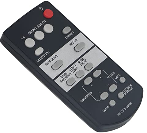 VINABTY FSR73 ZP80760 Replacement Remote Control FSR73-ZP80760 SOUNDBAR Remote Control Replaced Compatible with Yamaha Sound Bar Speaker System SRT700 YAS105 YAS-105 ATS1050 ATS-1050 Remote Control