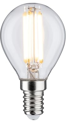Paulmann 29073 Filament 230V LED Tropfen E14 230V 5,9W 806lm dimmbar 45mm Klar Glas 2700K - Warmweiß