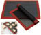 2Pcs Perforated Silicone Baking Mat 15.7 x 11.8 in Baking Sheet Reusable for Oven Non Stick Pastry Mats Heat Resistant -94-482°F for Cookies, Macarons, Pastry, Bread and Food Preparation