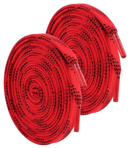 Vidacharmy Eishockey Schnürsenkel 1 Paar, Eishockey-schlittschuh Schnürsenkel Gewachst, Profi-schnürsenkel für Eishockey-Schlittschuhe für Inlineskates & Rollschuhe geeignet