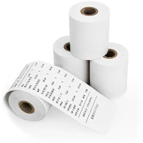 UPLTOE 58mm Thermo-Belegpapier,Pos-Quittungspapier, Kassenpapierrollen,Quittungspapier,Quittungspapierrolle Für 58 Mm Thermo-Pos-Drucker. 400volumes