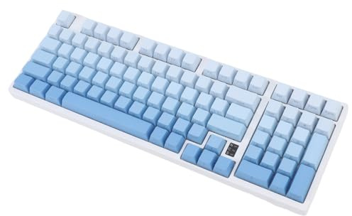 Jectse Teclado Mecánico Inalámbrico, RGB Hot Swappable Blue Switch 15 RGB Keyboard de Juego, Teclas PBT, para Tableta de Computadora Portátil PC (#2)