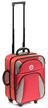 DRAKES PRIDE CROWN GREEN/FLAT GREEN 4 BOWL HIGH ROLLER TROLLEY BAG **B4291** (MAROON)