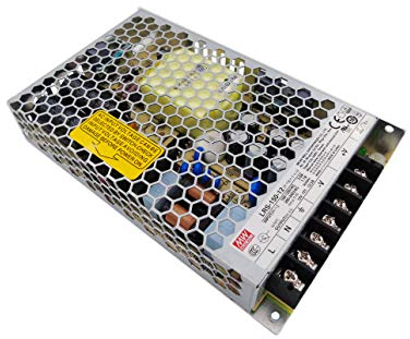 MeanWell - Alimentatore da 150 W, 12 V, 12,5 A, con LRS-150–12 incluso, alimentatore CA/CC.