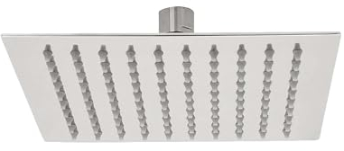 tecuro Antikalk Kopfbrause Regenbrause 300 x 300 mm, Edelstahl poliert - 69512