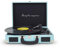 PRIXTON Tocadiscos de Vinilo Vintage VC400, Reproductor de Vinilos y Música por Bluetooth y USB, Digitalización de vinilos, 2 Altavoces Incorporados, Diseño de Maleta, Color Azul