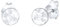Elli Ohrringe Damen Ohrstecker Kreis Gehämmert Geo Look Minimal in 925 Sterling Silber