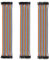 ALMOCN 120PCS Breadboard Jumper Dupont Wire,Multicolored 30cm 40pin Male to Female, 40pin Male to Male, 40pin Female to Female Breadboard Jumper Wires Ribbon Cables Kit for arduino