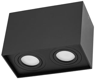 Deckenspot CHLOE DUO 2XGU10 IP20 rechteckig schwarz schwenkbar