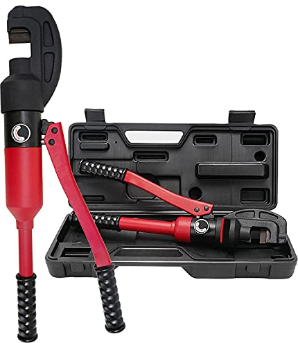 CHENGNAN Hydraulischer Bewehrung Schere 8T/12T Betonstahlschneider Industrie Kabel Schneiden mit Gummigriff Sortiment Φ4-Φ25mm Metallschere,HY[20]