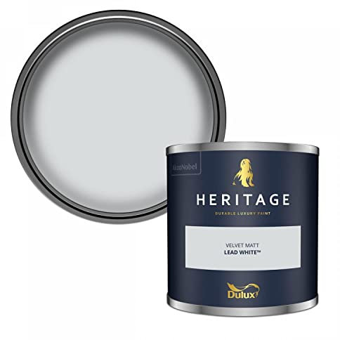Dulux Trade Heritage Velvet Matt Emulsion Lead White - 5ltr
