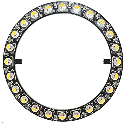Jadeshay 24-Bit-LED-Modul SK6812 RGBW Runde Vollfarb-Ring-LED mit integriertem Treiberlicht-Entwicklungsboard-Modul