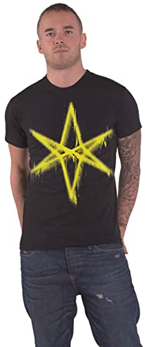Bring Me The Horizon T Shirt Spray Hex Band Logo Nue offiziell Herren Schwarz M