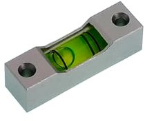 XMLEI Metal nivel de alta precisión Nivel miniatura Nivel de barra nivel burbuja cuadrado burbuja horizontal burbuja de vidrio (35x6.5mm)