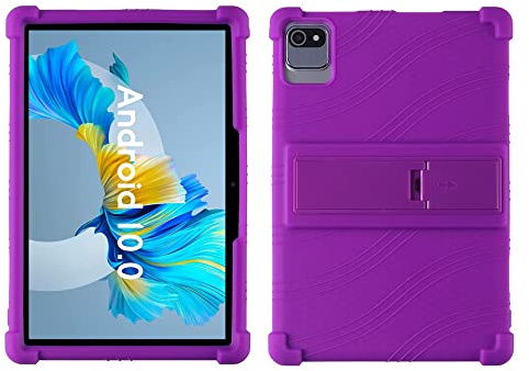 YHFZR Hülle für HAPPYBE MB1001, Leicht Silikon Weich Kindgerechte Hülle mit Standfunktion für HAPPYBE MB1001 10 Zoll, Lila
