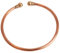 Sunsoul by Touchstone Indischer handgefertigter, gehärteter Immunitätsverstärker, Designerin-Schmuck, hochwertiges Fußkettchen aus reinem Kupfer in natürlichem Farbton für Frauen.