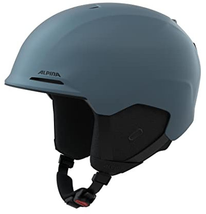 ALPINA Unisex-Erwachsene BRIX Skihelm, Dirt-Blue matt, 51-55 cm
