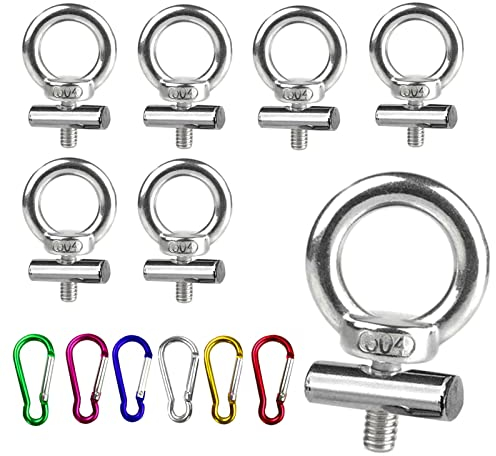 CVOZO 6 Stück Vorzelt Stopper Edelstahl, Kederstopper, Markisenhaken Camping Blockierungskit Kederschiene Zubehör für Kederschiene für Wohnwagen, Wohnmobil, Campervan, Boot (6 PCS)