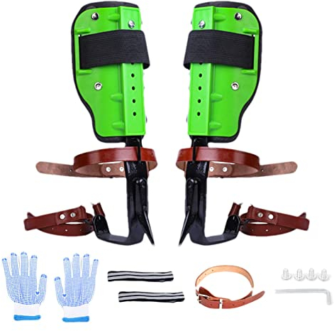 Baumklettern Ausrüstung, Tree Climbing Spike Set, Verstellbares Anti-Rutsch-Baumkletterwerkzeug, Für Sicheres Und Bequemes Holzfällen, Obstpflücken Und Überleben Im Dschungel
