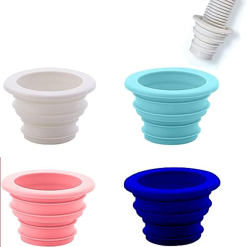 Abflussrohrdichtung Schlauch,Dichtung Deodorant Waschmaschine,Abflussrohrdichtung Deodorant, Waschmaschine Ablauf Rohr Dichtung,Drain Pipe Hose Seal, Sewer Seal Ring,Kanalisation Dichtung Ring,4PCS