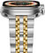 NewWays Kompatibel mit Apple Watch Armband 49mm 46mm 45mm 44mm 42mm(Serie 3 2 1),Metallband Edelstahl Ersatzband für iWatch Ultra 2/Ultra Serie 10 9 8 7 6 5 4 3 2 1 SE,Silber/Gold